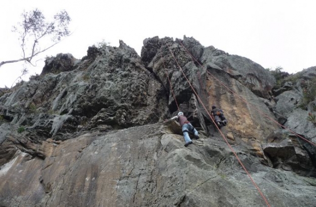  climbing with friends 